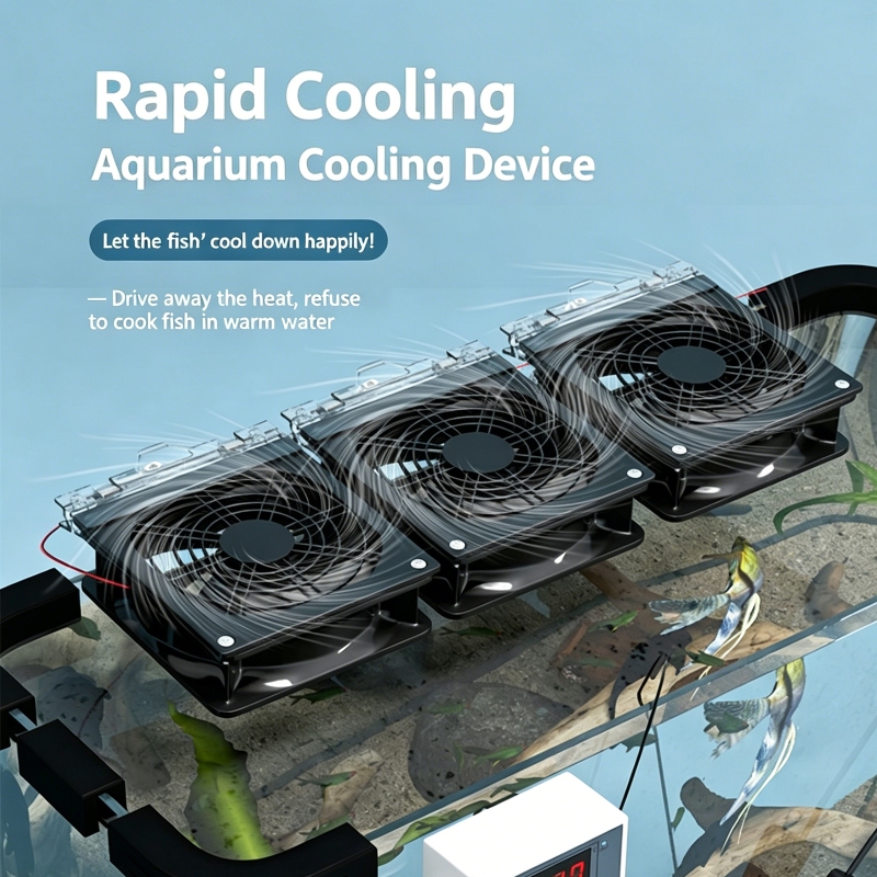 Fish Tank Heater - Hızlı Soğutma Fanı Ayarlanabilir Açılı Akvaryum