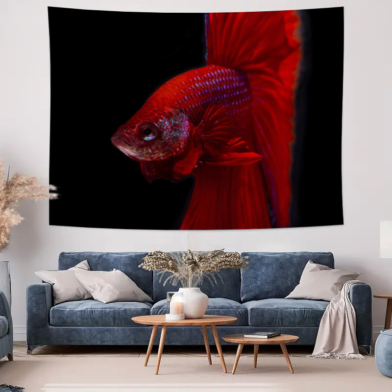 Canlı kırmızı Betta balığı gob - Fish Aquarium Home incelemesi ve fiyatı